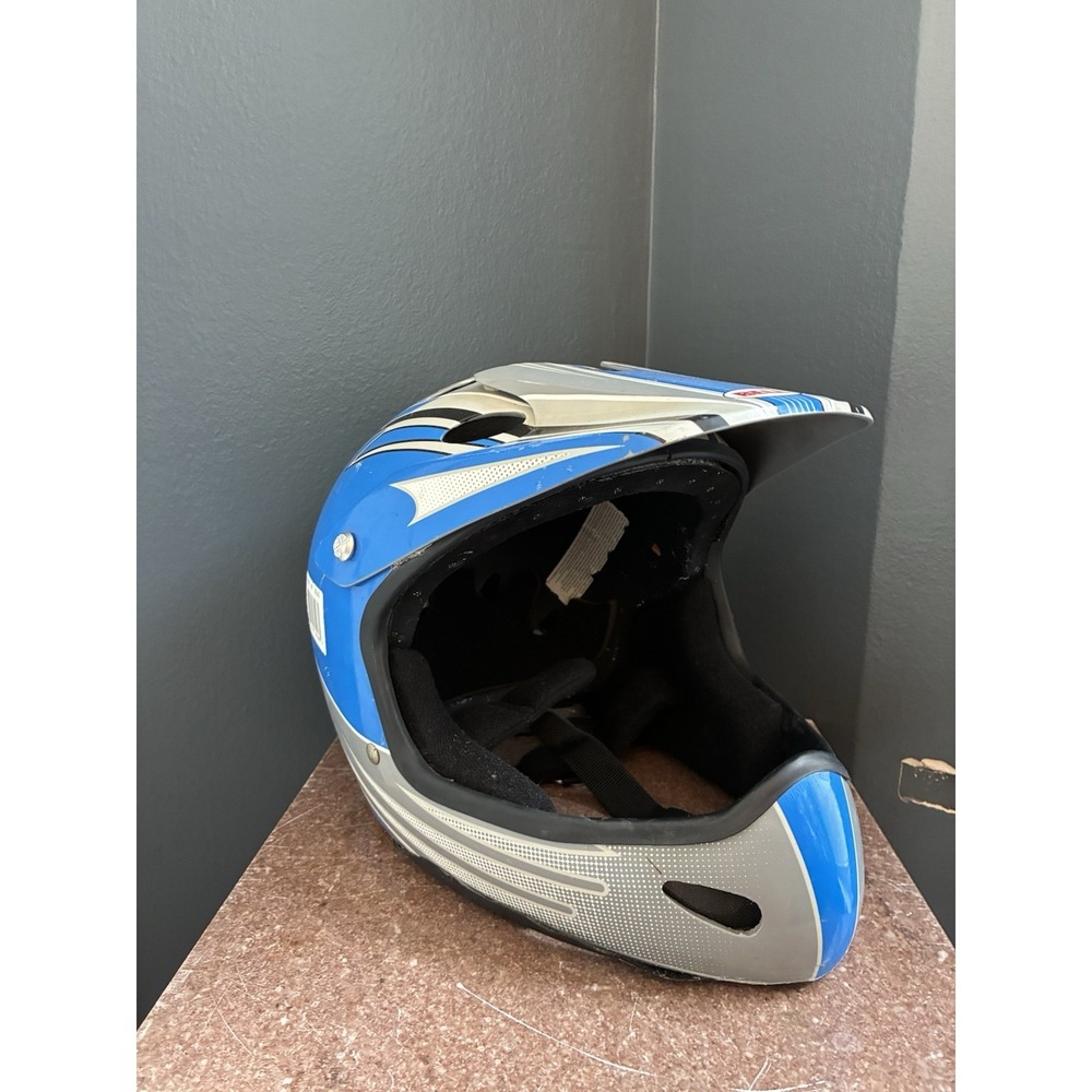 Bell Sx-1 Switch "Trax M blue" Dirtbike Racing Helmet